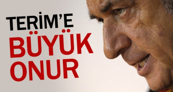 Fatih Terim'e byk onur